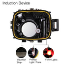 PULUZ 40m Underwater Depth Diving Case Waterproof Camera Housing for Canon EOS-5D Mark III (EF 24-105mm f/4L IS II USM)