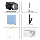 PULUZ 40m Underwater Depth Diving Case Waterproof Camera Housing for Canon EOS-5D Mark III (EF 24-105mm f/4L IS II USM)