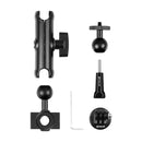 PULUZ Motorcycle Holder Rearview Mirror Fixed Mount for GoPro and Other Action Cameras (Black)