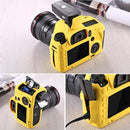 PULUZ Soft Silicone Protective Case for Canon EOS 5D Mark III / 5D3(Yellow)