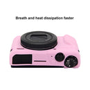 PULUZ Soft Silicone Protective Case for Canon EOS G7 X Mark II(Pink)