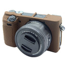 PULUZ Soft Silicone Protective Case for Sony ILCE-6300 / A6400(Coffee)