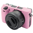 PULUZ Soft Silicone Protective Case for Sony ILCE-6300 / A6400(Pink)
