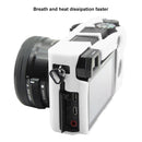 PULUZ Soft Silicone Protective Case for Sony ILCE-6300 / A6400(White)