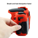 PULUZ Soft Silicone Protective Case for Canon EOS 77D(Red)