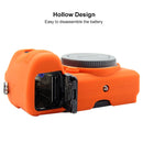 PULUZ Soft Silicone Protective Case for Sony ILCE-6500(Orange)