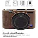 PULUZ Soft Silicone Protective Case for Sony RX100 III / IV / V(Coffee)