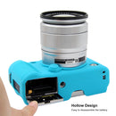 PULUZ Soft Silicone Protective Case for FUJIFILM X-A3 / X-A10(Blue)
