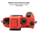 PULUZ Soft Silicone Protective Case for Sony A9 (ILCE-9) / A7 III/ A7R III(Red)