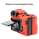 PULUZ Soft Silicone Protective Case for Sony A9 (ILCE-9) / A7 III/ A7R III(Red)