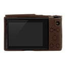 PULUZ Soft Silicone Protective Case for Panasonic Lumix LX10 (Coffee)