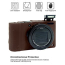 PULUZ Soft Silicone Protective Case for Panasonic Lumix LX10 (Coffee)