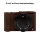 PULUZ Soft Silicone Protective Case for Panasonic Lumix LX10 (Coffee)