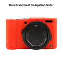 PULUZ Soft Silicone Protective Case for Panasonic Lumix LX10(Red)