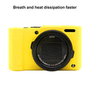 PULUZ Soft Silicone Protective Case for Panasonic Lumix LX10(Yellow)