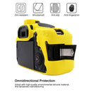 PULUZ Soft Silicone Protective Case for Canon EOS 90D (Yellow)