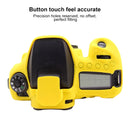 PULUZ Soft Silicone Protective Case for Canon EOS 90D (Yellow)