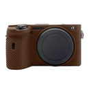PULUZ Soft Silicone Protective Case for Sony A6600 / ILCE-6600 (Coffee)