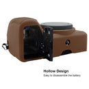 PULUZ Soft Silicone Protective Case for Sony A6600 / ILCE-6600 (Coffee)