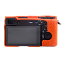 PULUZ Soft Silicone Protective Case for Sony A6600 / ILCE-6600 (Orange)