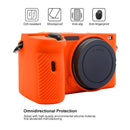 PULUZ Soft Silicone Protective Case for Sony A6600 / ILCE-6600 (Orange)