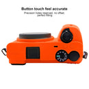 PULUZ Soft Silicone Protective Case for Sony A6600 / ILCE-6600 (Orange)