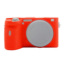 PULUZ Soft Silicone Protective Case for Sony A6600 / ILCE-6600 (Red)