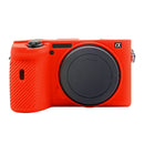 PULUZ Soft Silicone Protective Case for Sony A6600 / ILCE-6600 (Red)