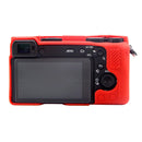PULUZ Soft Silicone Protective Case for Sony A6600 / ILCE-6600 (Red)