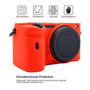 PULUZ Soft Silicone Protective Case for Sony A6600 / ILCE-6600 (Red)