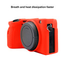PULUZ Soft Silicone Protective Case for Sony A6600 / ILCE-6600 (Red)