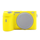 PULUZ Soft Silicone Protective Case for Sony A6600 / ILCE-6600 (Yellow)