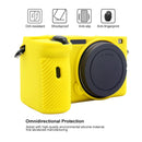 PULUZ Soft Silicone Protective Case for Sony A6600 / ILCE-6600 (Yellow)
