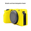 PULUZ Soft Silicone Protective Case for Sony A6600 / ILCE-6600 (Yellow)
