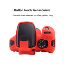 PULUZ Soft Silicone Protective Case for Canon EOS 850D(Red)