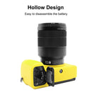 PULUZ Soft Silicone Protective Case for Sony A7C / ILCE-7C(Yellow)