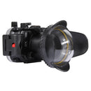 PULUZ 0.7X~0.8X Amplification Optical Fisheye Lens Shade Wide Angle Dome Port Lens for Underwater Housings (67mm Round Adapter) , 60m Underwater Depth