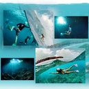 PULUZ 0.7X~0.8X Amplification Optical Fisheye Lens Shade Wide Angle Dome Port Lens for Underwater Housings (67mm Round Adapter) , 60m Underwater Depth