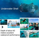 PULUZ 0.7X~0.8X Amplification Optical Fisheye Lens Shade Wide Angle Dome Port Lens for Underwater Housings (67mm Round Adapter) , 60m Underwater Depth