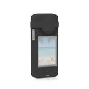 For Insta360 One X3 PULUZ Silicone Protective Case with Lens Cover(Black)