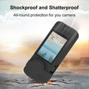 For Insta360 One X3 PULUZ Silicone Protective Case with Lens Cover(Black)