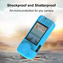 For Insta360 One X3 PULUZ Silicone Protective Case with Lens Cover(Blue)