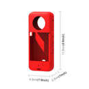 For Insta360 One X3 PULUZ Silicone Protective Case with Lens Cover(Red)