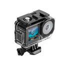 For DJI Osmo Action 3 PULUZ 40m Underwater Waterproof Housing Diving Case with Cold Shoe & Buckle Basic Mount & Screw