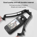 For Insta360 X3 PULUZ Cold Shoe PC Plastic Protective Frame with Adapter Mount & Screw (Black)