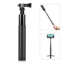 PULUZ 73.5cm Metal Selfie Stick Monopod with Invisible Adapter Base & Screw for Insta360 One RS / X2 / X3