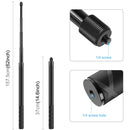PULUZ 157cm Metal Selfie Stick Monopod with Invisible Adapter Base & Screw for Insta360 One RS / X2 / X3
