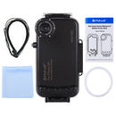 PULUZ 40m/130ft Waterproof Diving Case for iPhone XR, Photo Video Taking Underwater Housing Cover(Black)