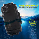 PULUZ 40m/130ft Waterproof Diving Case for iPhone XR, Photo Video Taking Underwater Housing Cover(Black)