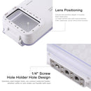 PULUZ 45m/147ft Waterproof Diving Case Photo Video Taking Underwater Housing Cover for Galaxy, Huawei, Xiaomi, Google Android OTG Smartphones with Type-C Port(White)